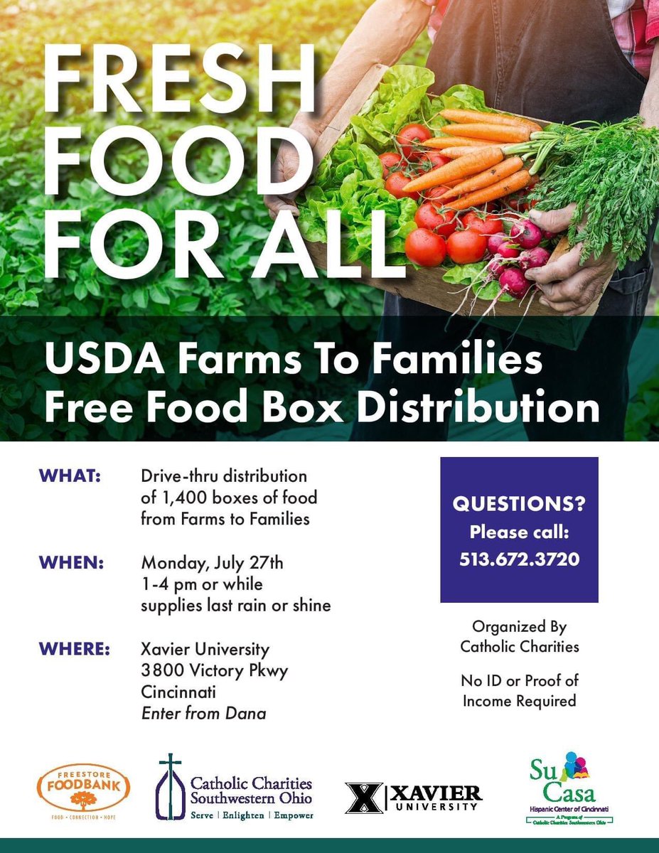ARBuop's tweet photo. Free food boxes - no need for ID or proof of income https://t.co/LBK0LZntMG