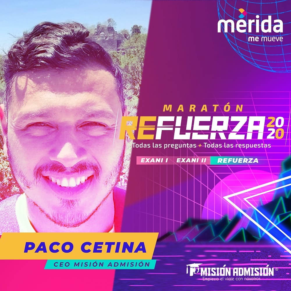 MisionAdmision's tweet photo. El CEO y fundador de #misiónadmisión no puede faltar a este evento. Paco Cetina estará con nosotros en el #MaratónREFUERZA2020 para compartir su experiencia en tecnología educativa. Él tiene #todaslasrespuestas ¿y tú? https://t.co/LTHHpnoDJN