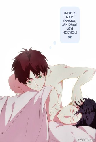 Eren wants to wake and go to bed like this