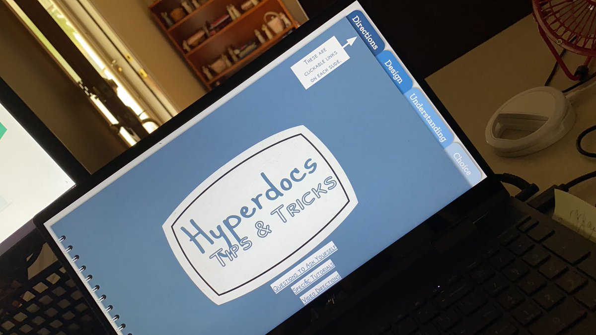 dhorndorff's tweet photo. Not only is this an awesome resource the format is very cool! Check it out in the VSTE playground! @Miss_Brown323 #hyperdocs #vstevirtual @UnisonEDU https://t.co/AfgRpTEXx0