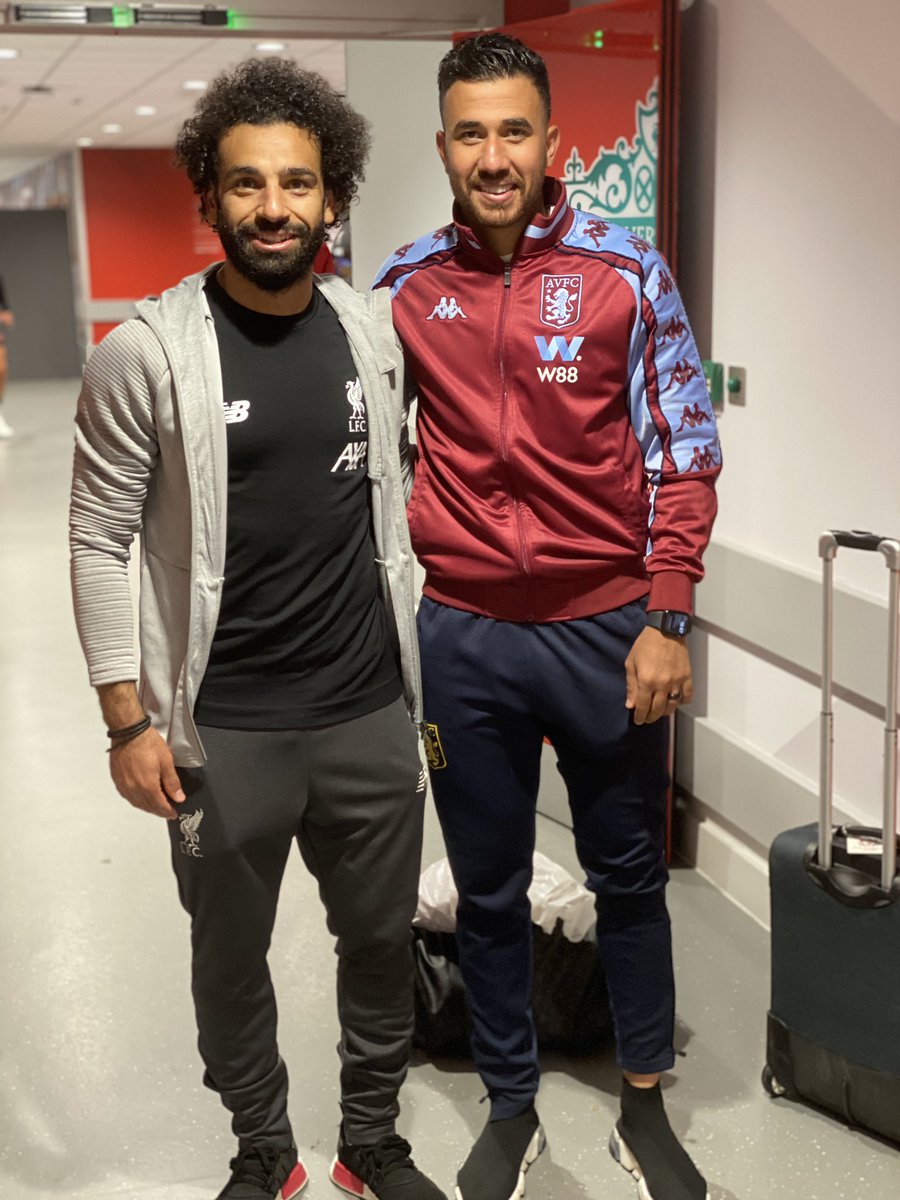 Trezeguet's tweet photo. Congratulations my brother 👑 🇪🇬 @MoSalah https://t.co/E7n8r8tPlt