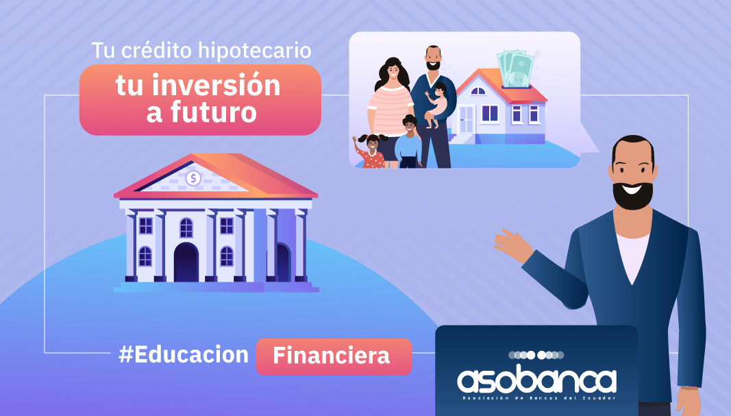 asobancos's tweet photo. Es tu oportunidad de tener tu casa propia y tu banco está para apoyarte. Pregunta por los créditos hipotecarios y cuenta con asesoría personalizada que te guiará escogiendo la mejor opción que vaya acorde a tus necesidades. @apivecuador @camicon_ec  @Construpositivo https://t.co/c26q0HI9b9