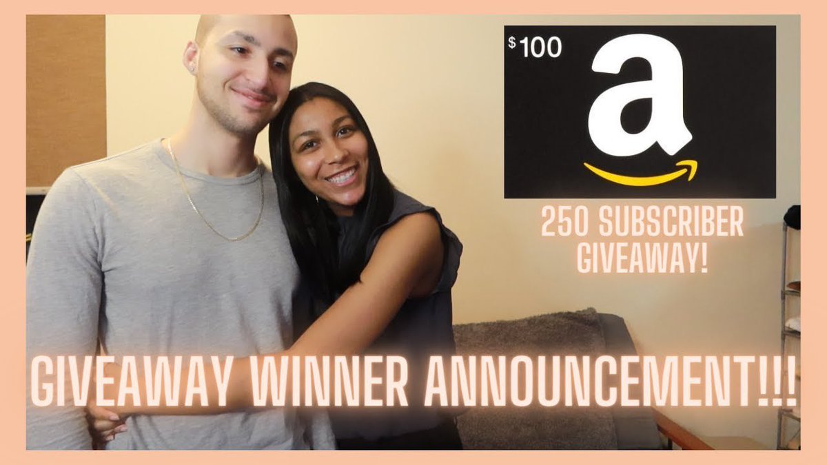 marissaxvl's tweet photo. WINNER ANNOUNCEMENT FOR OUR GIVEAWAY!!! CLICK THE LINK TO SEE WHO WON! Thank you everyone who participated and thank you guys for all the support! 💕 
#youtube #couple #giveaway #winner 
https://t.co/ODO5UMT54U https://t.co/ENUhHDZ38l