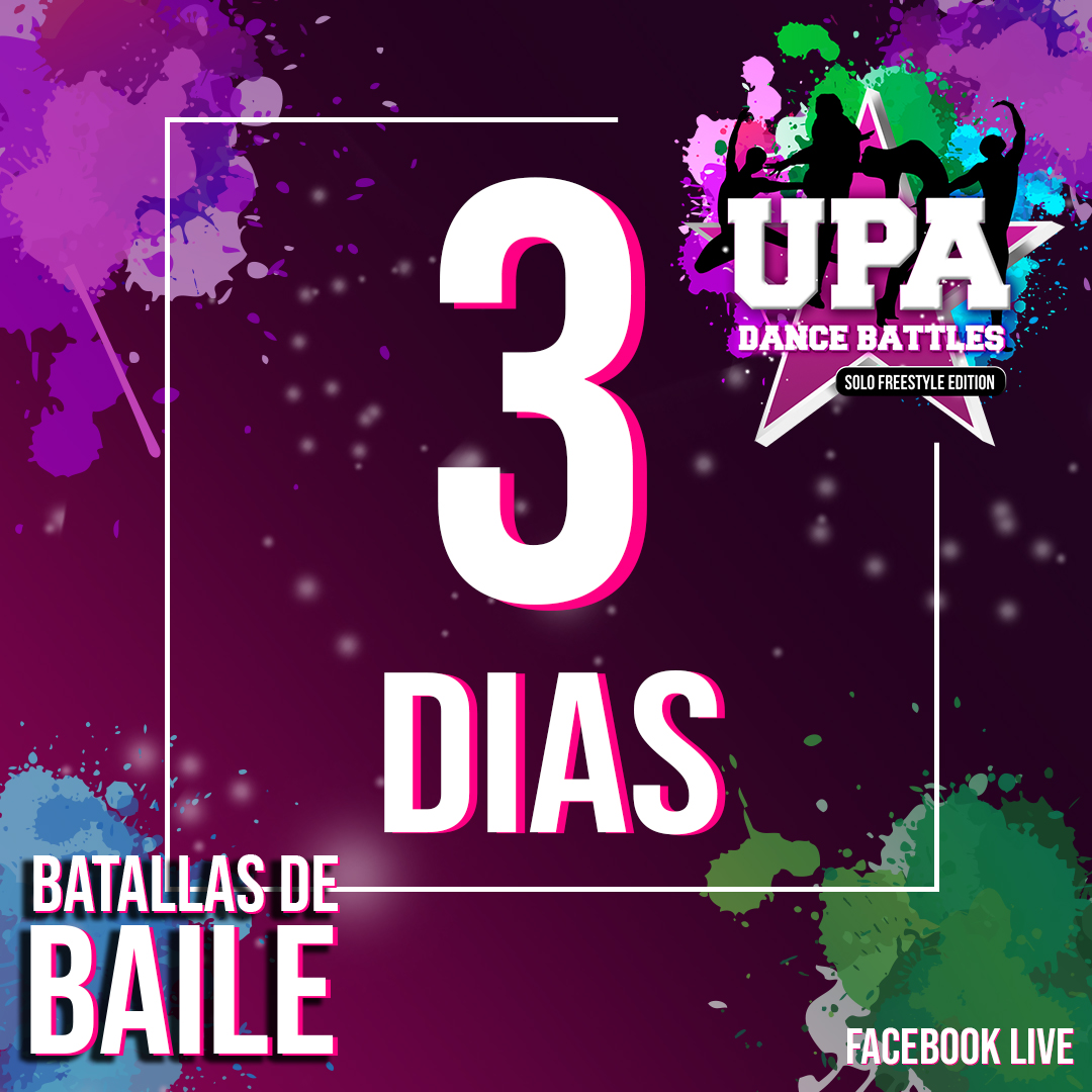 UPAmx's tweet photo. En tan solo 3 días estaremos viendo a nuestros bailarines favoritos competir en las batallas de baile freestyle por Facebook Live, totalmente en vivo. ¡No te lo pierdas!
https://t.co/EJ3A1uJ4zK https://t.co/j85nl8x7dc