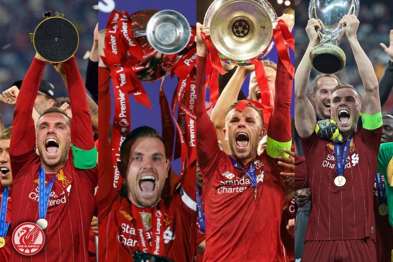 thisisanfield's tweet photo. 🏆🏆🏆🏆 Here's to you, Jordan Henderson. https://t.co/Pc1mtk9KYw