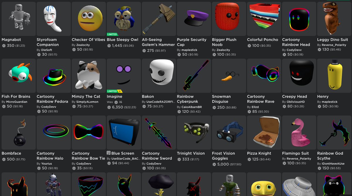Bee Swarm Leaks On Twitter This New Recommended For You Category In The Roblox Avatar Shop Is Interesting - roblox twitter leaks