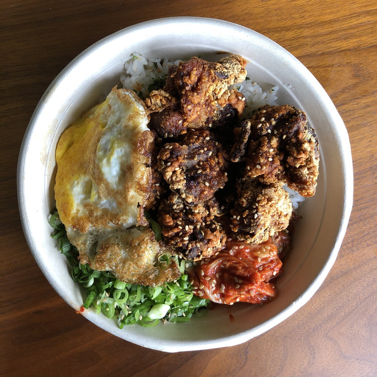 South K Chiken bowl from Republik of Chiken 🖤