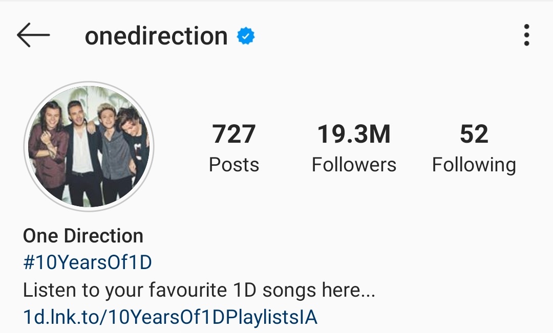 📣| ha cambiado la foto se perfil y la biografía de <a href="/onedirection/">One Direction</a> en Instagram!