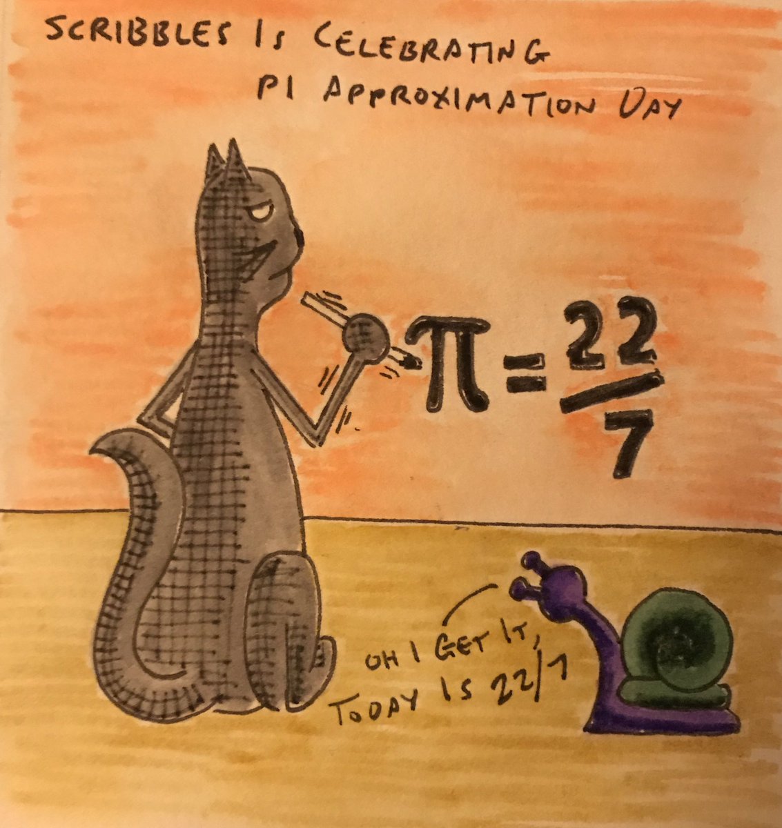 ThisIsScribbles's tweet image. #PIApproximationDay #PIApproximation #PI #CatsOnTwitter #CatsOfTwitter #ThisIsScribbles