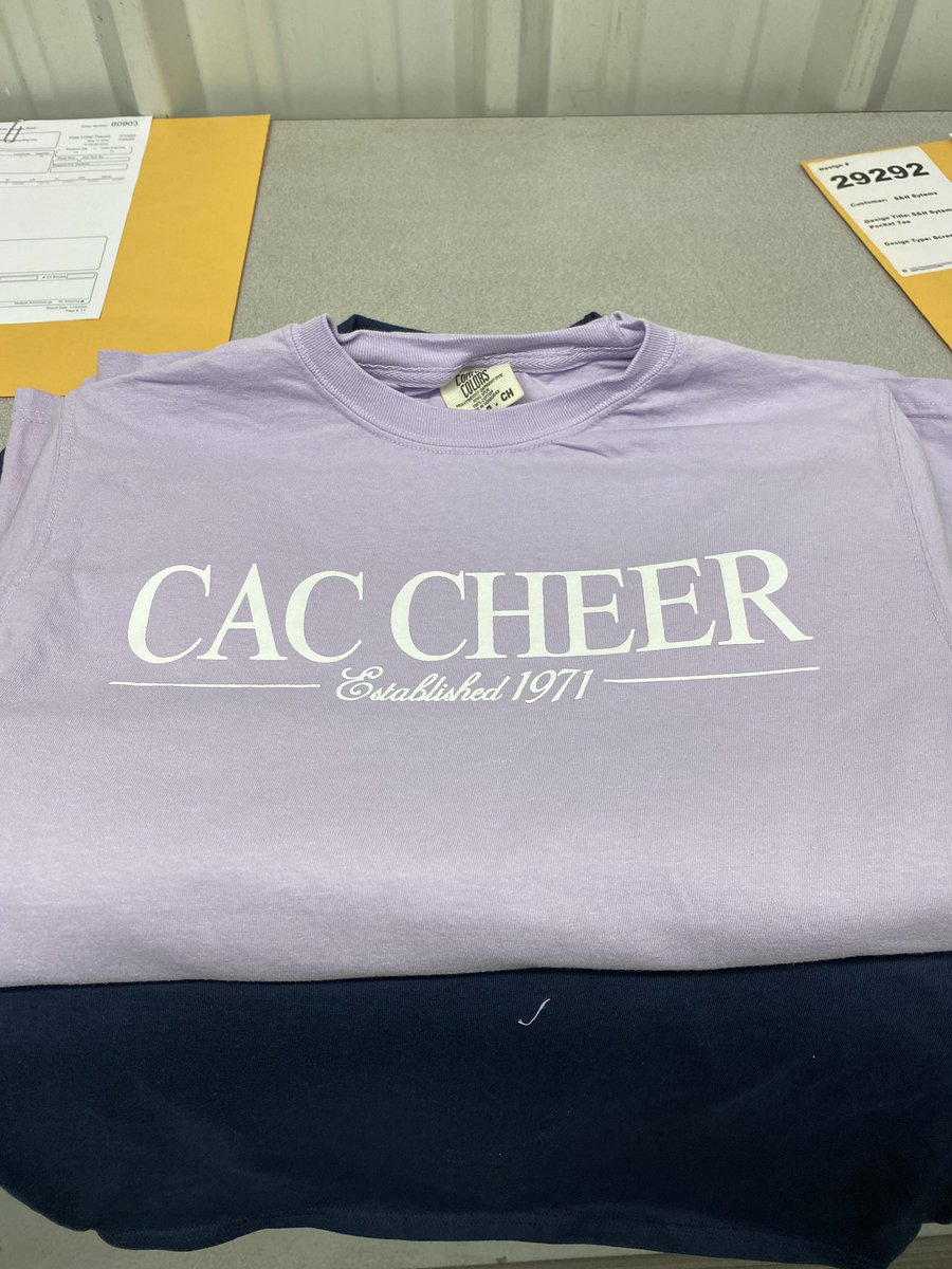 EliteGraphics82's tweet photo. Thank you CAC Cheer for your business! https://t.co/iTdA2d8UT4