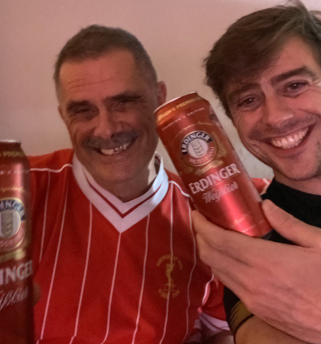 #Liverpool #Champions. This photo, with my Dad, has been a long, long time coming, and not just for football reasons. Tonight we celebrate.