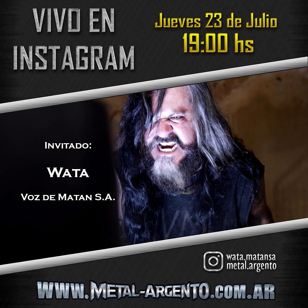 Mañana estaremos en vivo desde Ig Tv charlando con Wata de Matan S.A. <a href="/IcarusMusicarg/">Icarus Music Argentina</a>