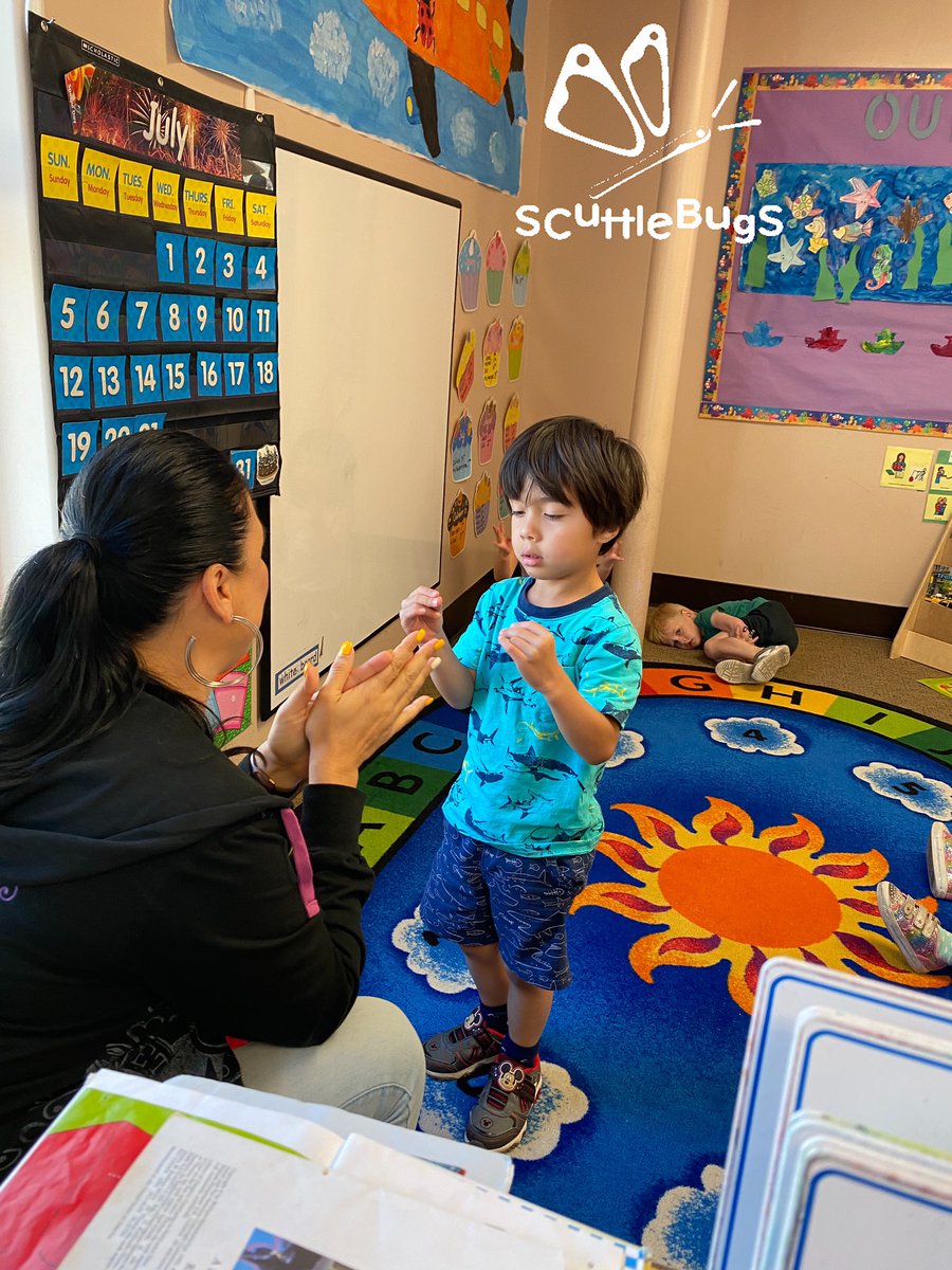 ScuttlebugsCDC's tweet photo. Learning to snap your fingers! Simple? Maybe not when you have to work out for the first time what each finger has to do😍😍😍 #scuttlebugs #childcare #sanjose #prek #essentialworker https://t.co/5Gr8NJ76SC