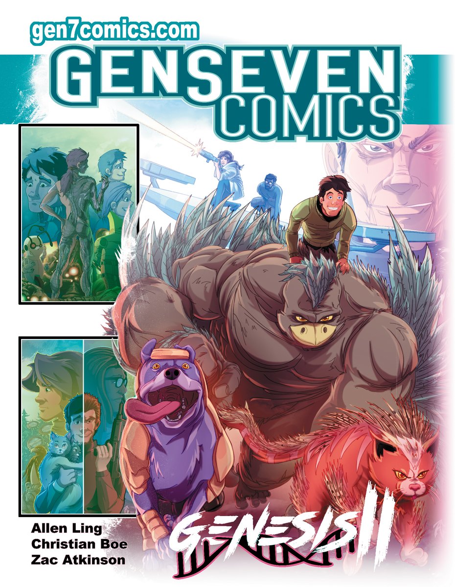 GenesisTwoComic's tweet image. Don't miss Allen Ling live tonight! He will talk about Genesis II; sharing the origins of the stories and characters and answering your questions.

Tonight at 7:30-8:30pmPT - Facebook.com/GenesisIIComics

#graphicnovel #genesistwo #genesis2 #sdcc #sdcc2020 #gen7 #genseven