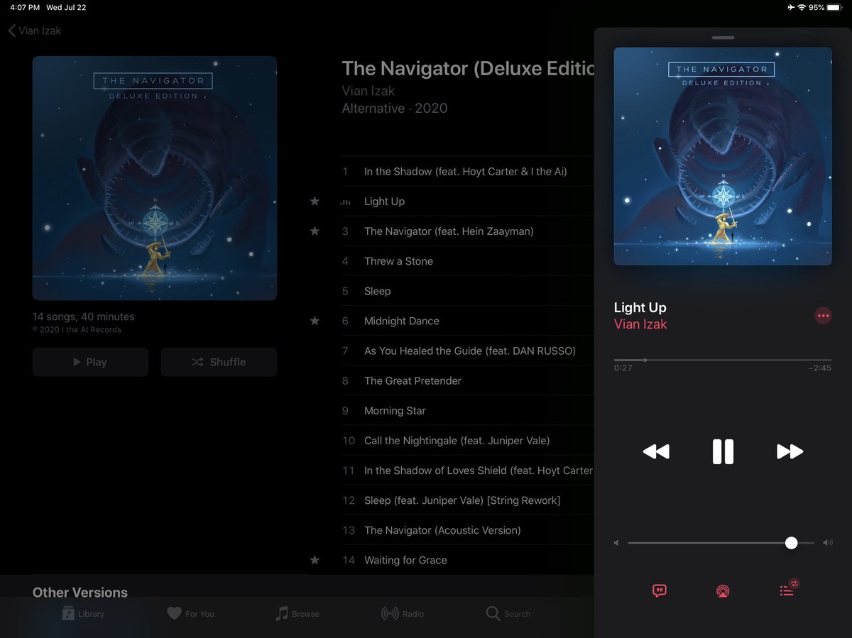 WDM1262's tweet photo. How did I not know @VianIzak had a new album?! Currently listening ^^ as always shoutout to @erikaishii & #RyanGreen for introducing me to this music & @thejunipervale on #GatherYourParty https://t.co/iB3bXs4nNQ