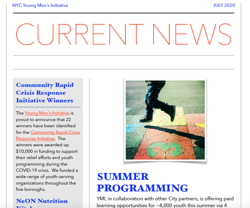 NYCyoungmen's tweet photo. YMI Fam,
We released our latest newsletter detailing our new initiatives and resources for the community.
Check it out here: https://t.co/S4d98TGc2W #MBK #summerprograms #paidlearning https://t.co/iXZh72zRIv