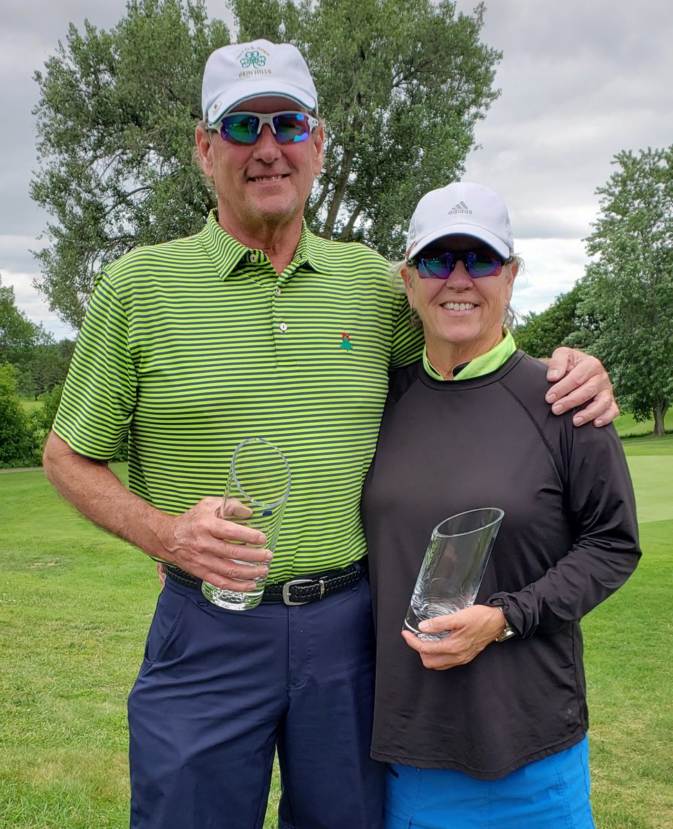 MNGolfAssn's tweet photo. Charles Cavanagh and Jane Grove combine to shoot even par 144 to earn a two-stroke victory in the Senior Division of the 30th @MNGolfAssn Mixed Amateur Team Championship @hastings_gc. https://t.co/dIKmeJrBZL