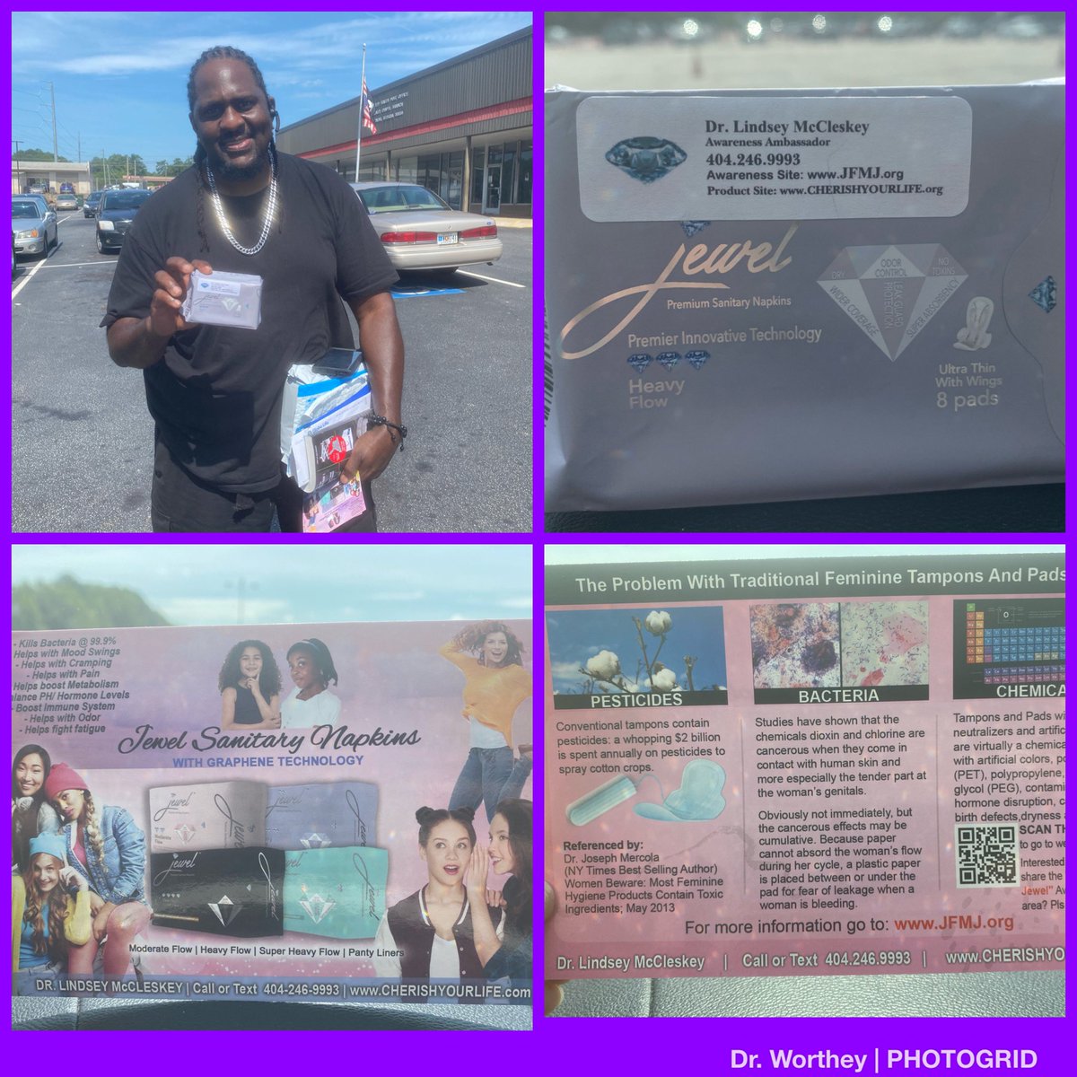 SoulHealingNRG's tweet photo. #Energy is so real! I met this man in the parking lot after sending off another order of Soleil’s #SolarSlime! He was so knowledgeable about this product, an all #natural #blackowned in #Atlanta #sanitarynapkin company, called Jewel Sanitary Napkins.#normalizeperiods https://t.co/bamiPl2Ogu
