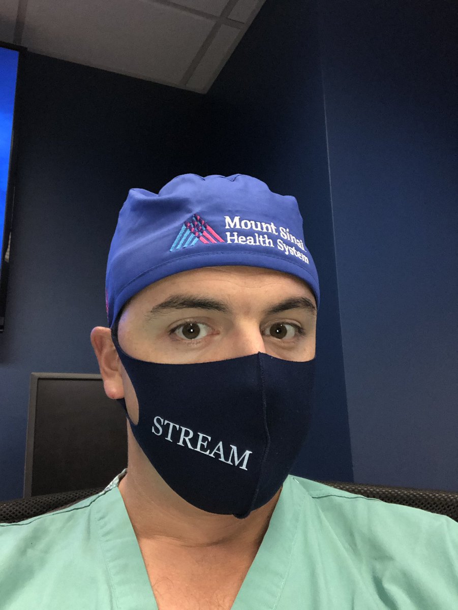 MChiarelloMD's tweet photo. Thanks @StreamMeeting and @bonesz for the new swag @MountSinaiIR #MaskUp #COVID19 #strongSTREAM #IRad #MedTwitter https://t.co/btWGxViJXO