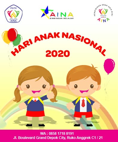 aminoto7's tweet photo. Anak Terlindungi, Indonesia Maju #HariAnakNasional2020 #PgtkAina #BimbelAina #biMBAAina https://t.co/HPoVBA4De5