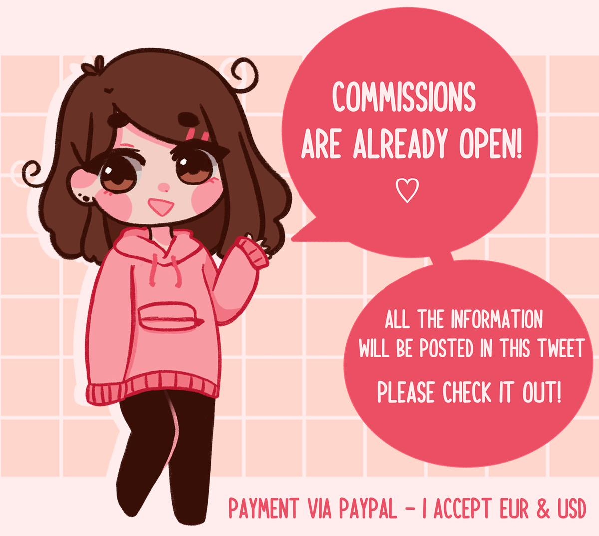 COMMISSIONS ARE ALREADY OPEN! 🍓5 SLOTS🍓 (by the moment) If you're ...