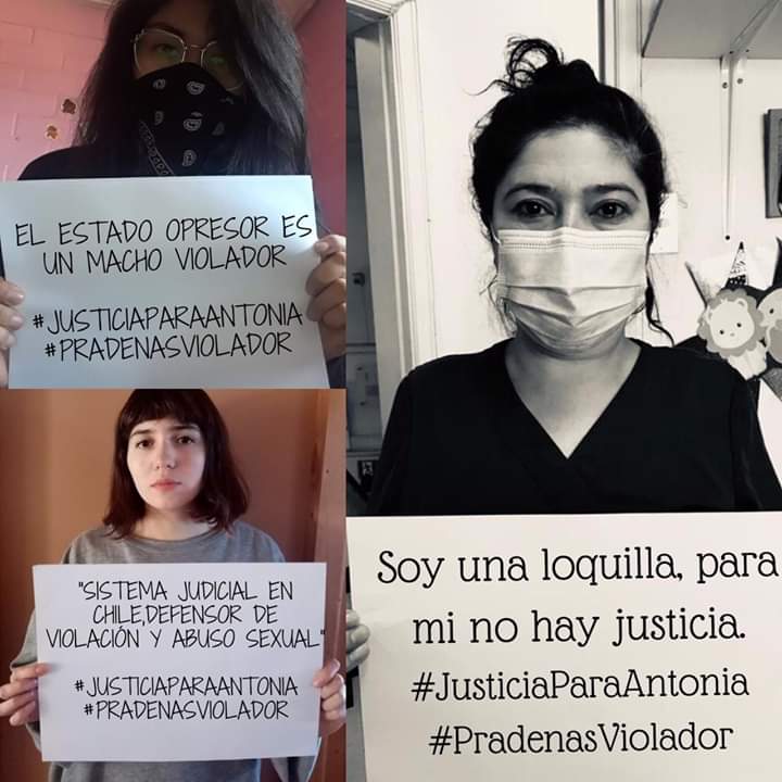 flordejuanas's tweet photo. Otra vez la justicia chilena ha demostrado que solo favorece a quienes pueden pagar x ella. 
 #pradenasviolador es peligro a la sociedad.
Su condena es absurda y una burla para todas nosotras.
No estamos todas, faltan muchas.
Por ellas y por todas nosotras
#JusticiaParaAntonia https://t.co/Zimv3u13Ga