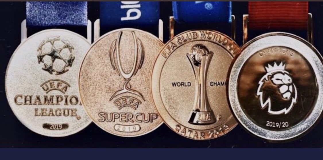 Bartez23's tweet photo. The Fab Four 😍#LFCchampions https://t.co/O2is79ShZi