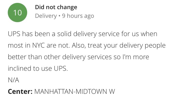 What good looks like in NYC. <a href="/NorthAtlUPSers/">NorthAtlantic UPSers</a> #ThanksForDelivering #UPSersAreThere