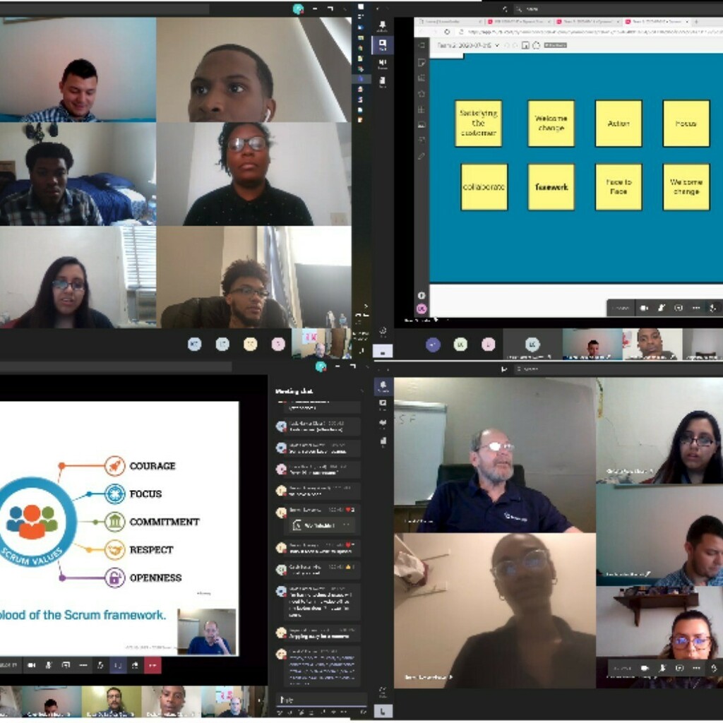 readysetagile's tweet photo. Congrats to @YearUpChicago for completing the @scrumdotorg Professional Scrum Foundations class.  Now you can impress people on your internships with your Scrum knowledge https://t.co/N6Nwum6hhL https://t.co/zp1aha6Z55
