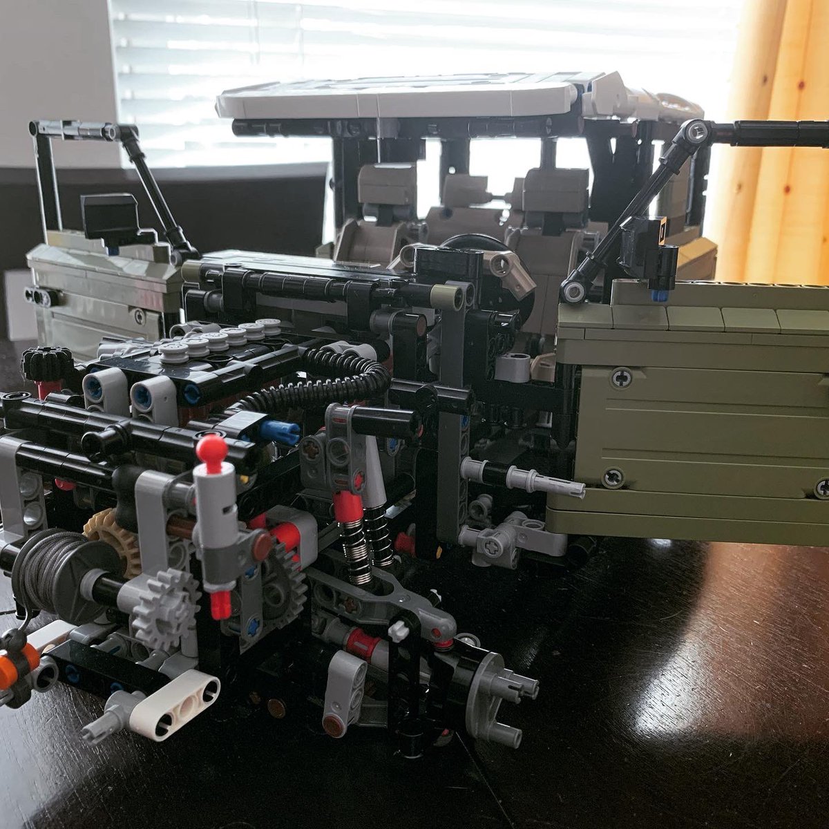OriginalScuba's tweet photo. We have doors and a roof! #LEGO #Technic #LandRover #LEGOTechnic #BrickLife #BricksOnBricks https://t.co/QLLkZBPats
