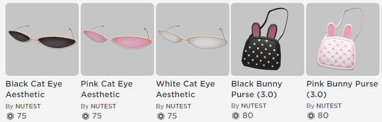 Free Roblox Aesthetic Glasses