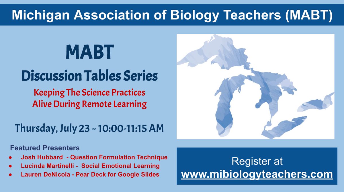 Another MABT discussion table happening TOMORROW! There’s still time to register 👍🏻