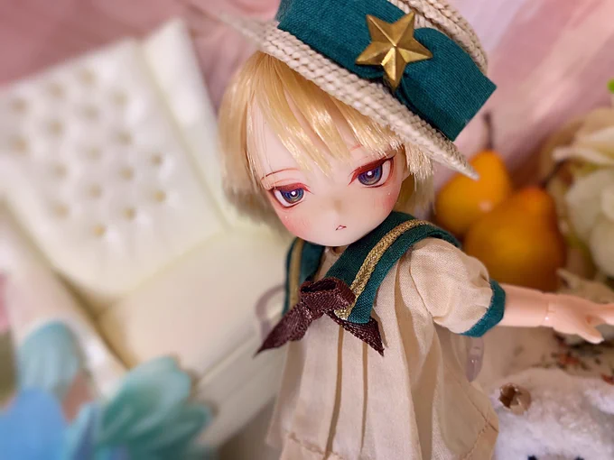 宣伝失礼致します〜先日ヤフオクにてお写真のアイペちゃんやM01ヘッドちゃん達を出品しました良いご縁がありますように#まめるり亭  