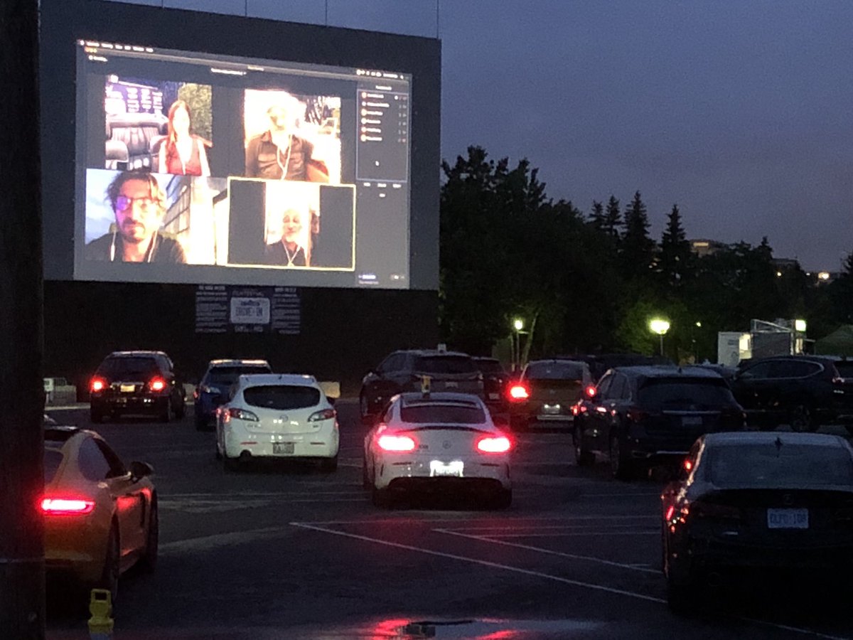 cinemote's tweet photo. Who thought drive-in cinema could be a thing again?  
#lavazzafilmfestival #driveincinema #pandemiccinema #covidfilmfestival https://t.co/NyCrUJ1xka