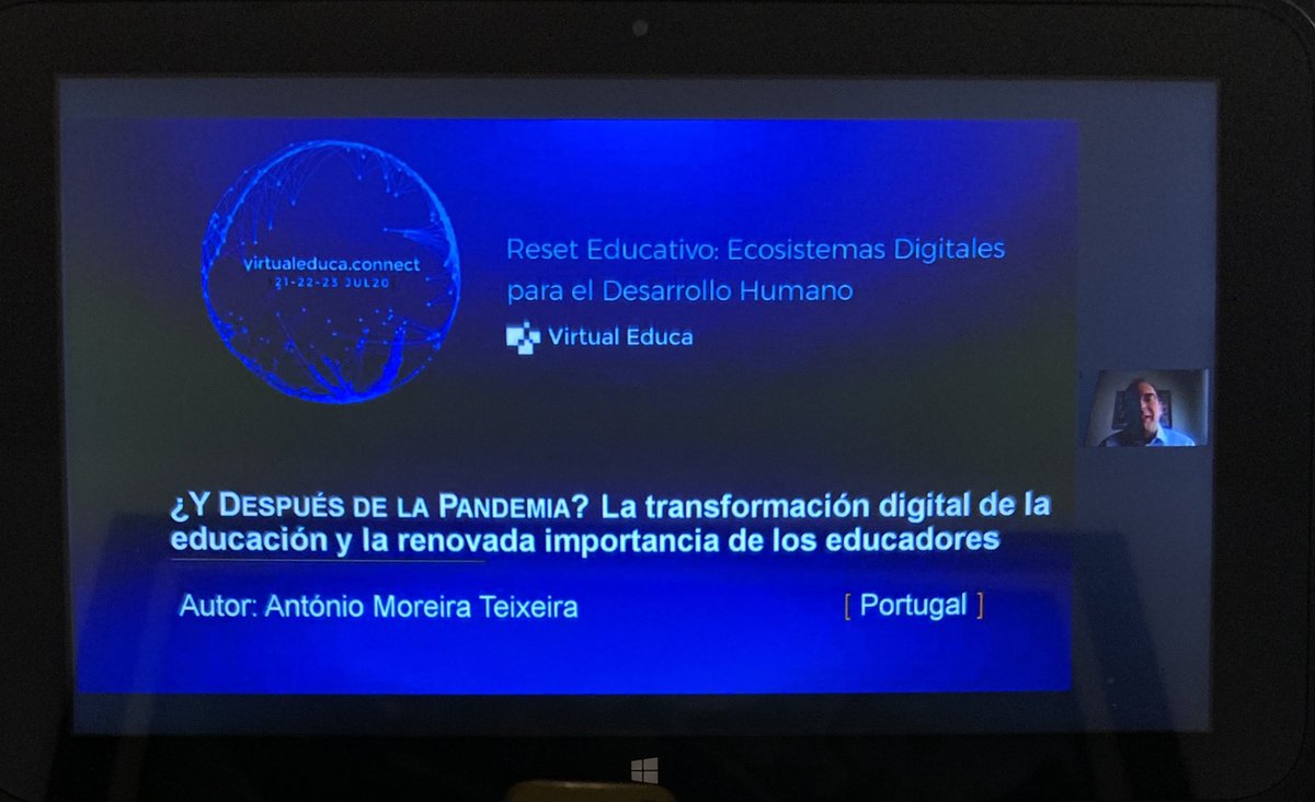 LopezCotero's tweet photo. La pandemia nos ha enseñado que la cooperación internacional y el intercambio de experiencias en educación, son indispensables siempre #VirtualEduca https://t.co/MBUNG4NIWq