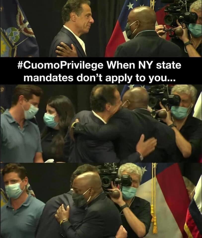 daynster's tweet photo. And the devil #wentdowntoGA...
#CuomoPrivilege #Hypocrisy #MaskHole #COVIDIOT #GovernorFail #SelfQuarantineCuomo https://t.co/4Imtn36Kxj