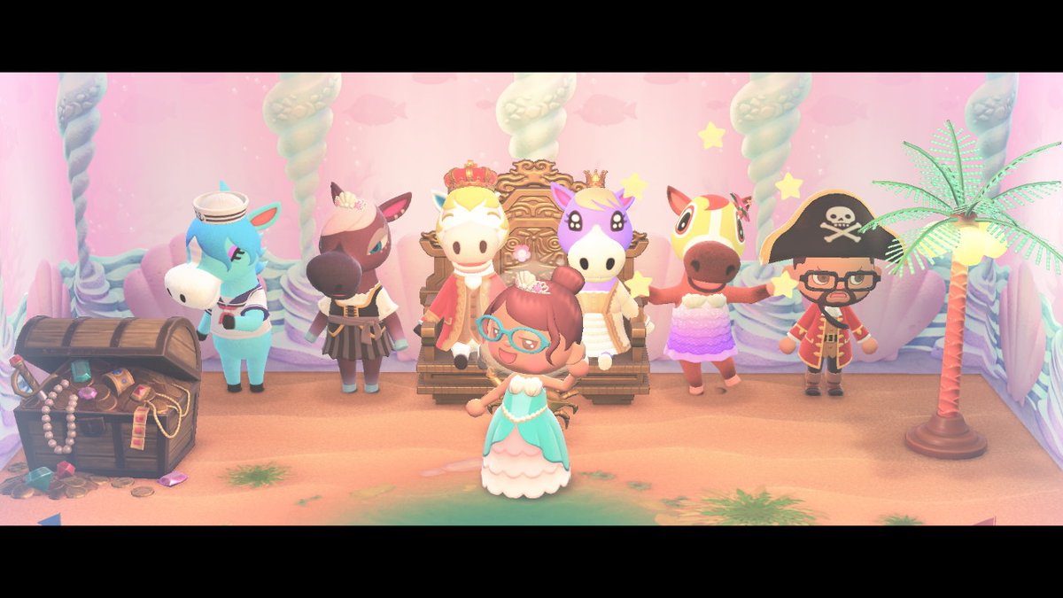 sgal777's tweet photo. Love my horse crew #AnimalCrossing #ACNH #NintendoSwitch https://t.co/T0EA5Rbsoj