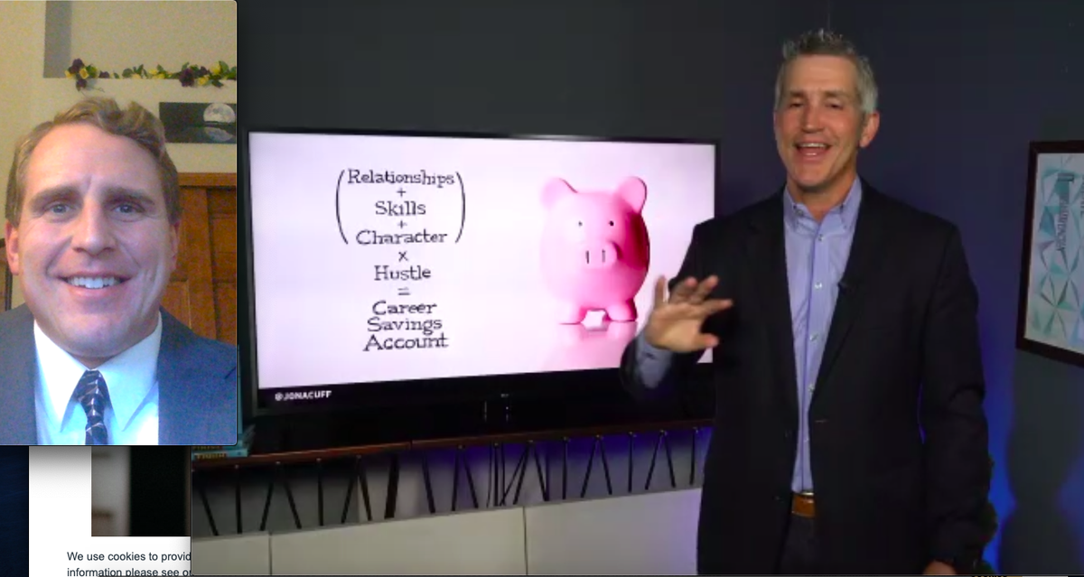 HighPeakEducate's tweet photo. Got so much value out of meeting with @JonAcuff last night with @Thrivent. Great talk! So much value added. #entrepreneurlife #Entrepreneurship #goals #GoalSetting https://t.co/mWan9iWLoo