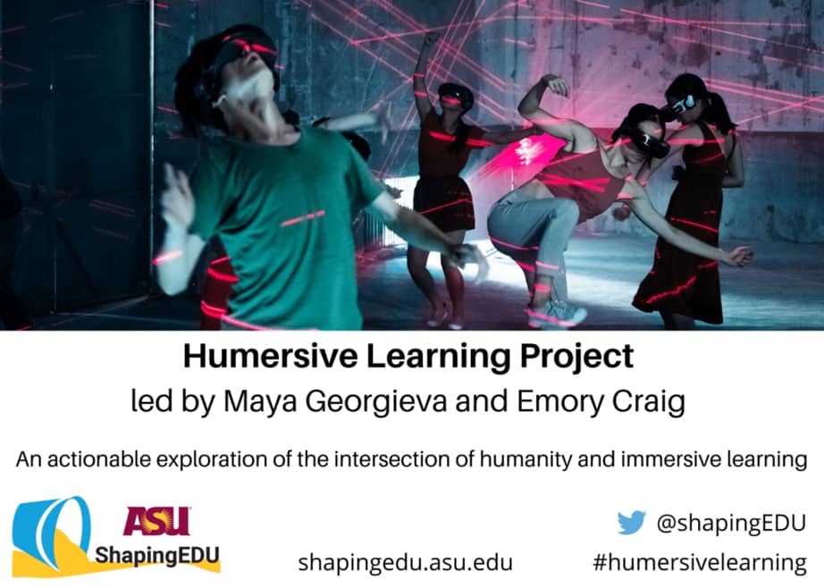 mayaig's tweet photo. Join us Thursday at 10:15 PT for #HumersiveLearning - The Making of the Framework @ShapingEDU #LearningHuman - Walk the digital map, see examples and emerging practices, and make your mark in this prototyping and design-thinking session @emorycraig #learningman #XR #Ethics https://t.co/DWVExwwBWg