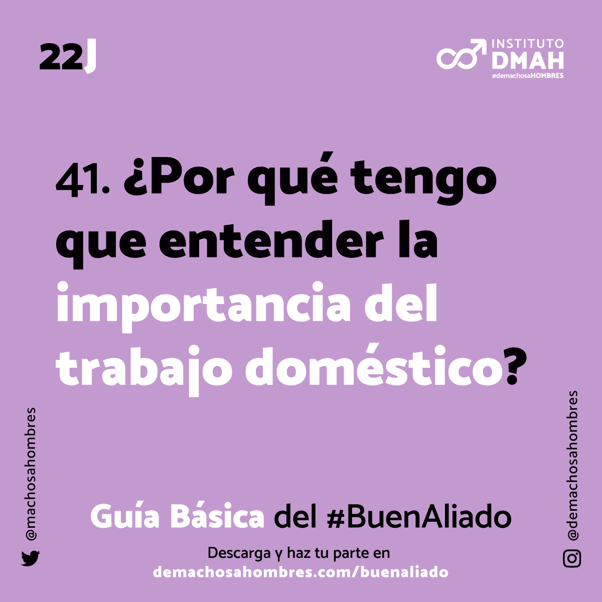 machosahombres's tweet photo. ¿Por qué tengo que entender la importancia del trabajo doméstico? 

Hoy, en el Día Internacional del Trabajo Doméstico, abordamos esta pregunta desde nuestra Guía Básica del #BuenAliado.
👇🏼👇🏾
Descarga, comparte y súmate a la acción, desde https://t.co/IbIQMcY0Lh
#ForReEducation https://t.co/dmb82CyHoy