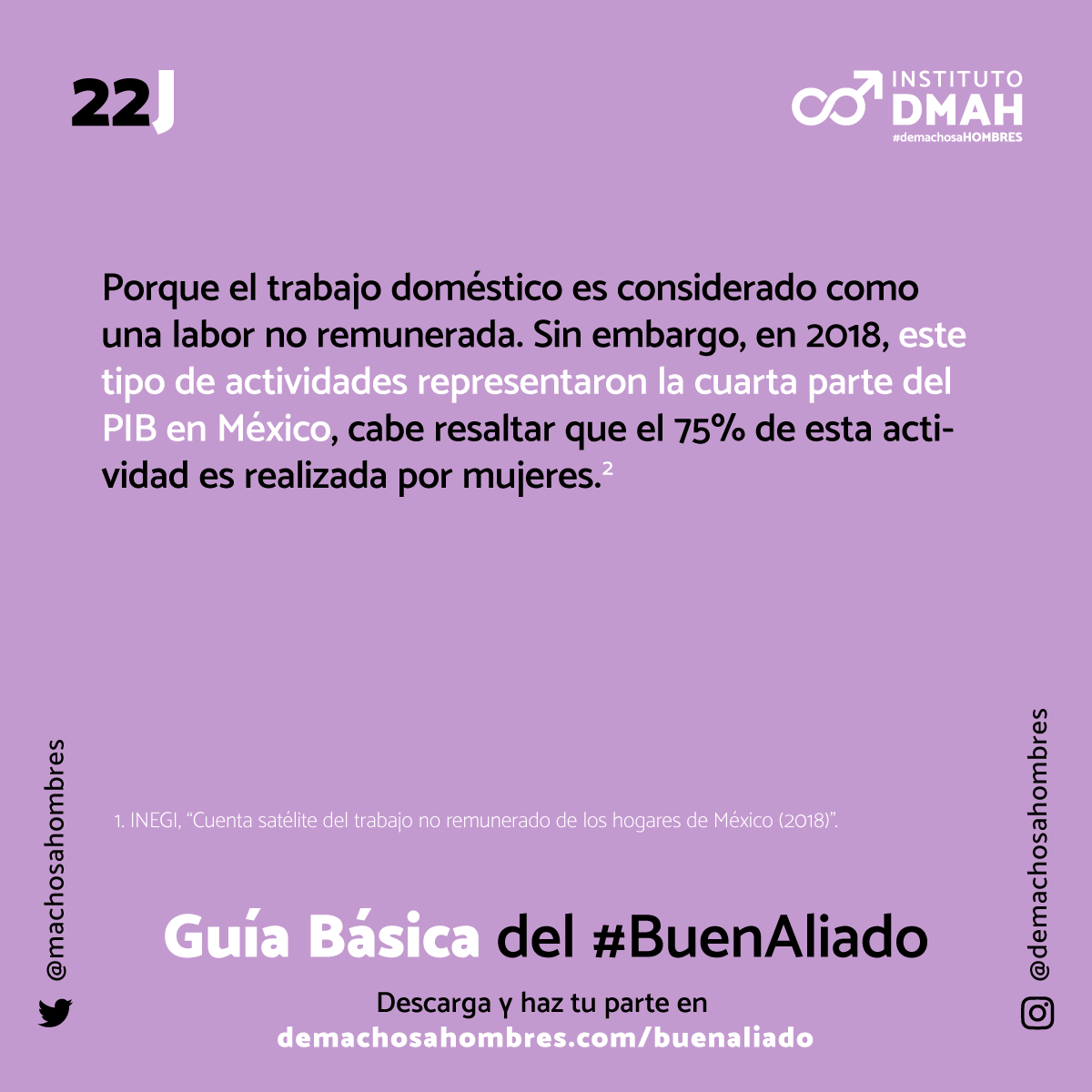 machosahombres's tweet photo. ¿Por qué tengo que entender la importancia del trabajo doméstico? 

Hoy, en el Día Internacional del Trabajo Doméstico, abordamos esta pregunta desde nuestra Guía Básica del #BuenAliado.
👇🏼👇🏾
Descarga, comparte y súmate a la acción, desde https://t.co/IbIQMcY0Lh
#ForReEducation https://t.co/dmb82CyHoy