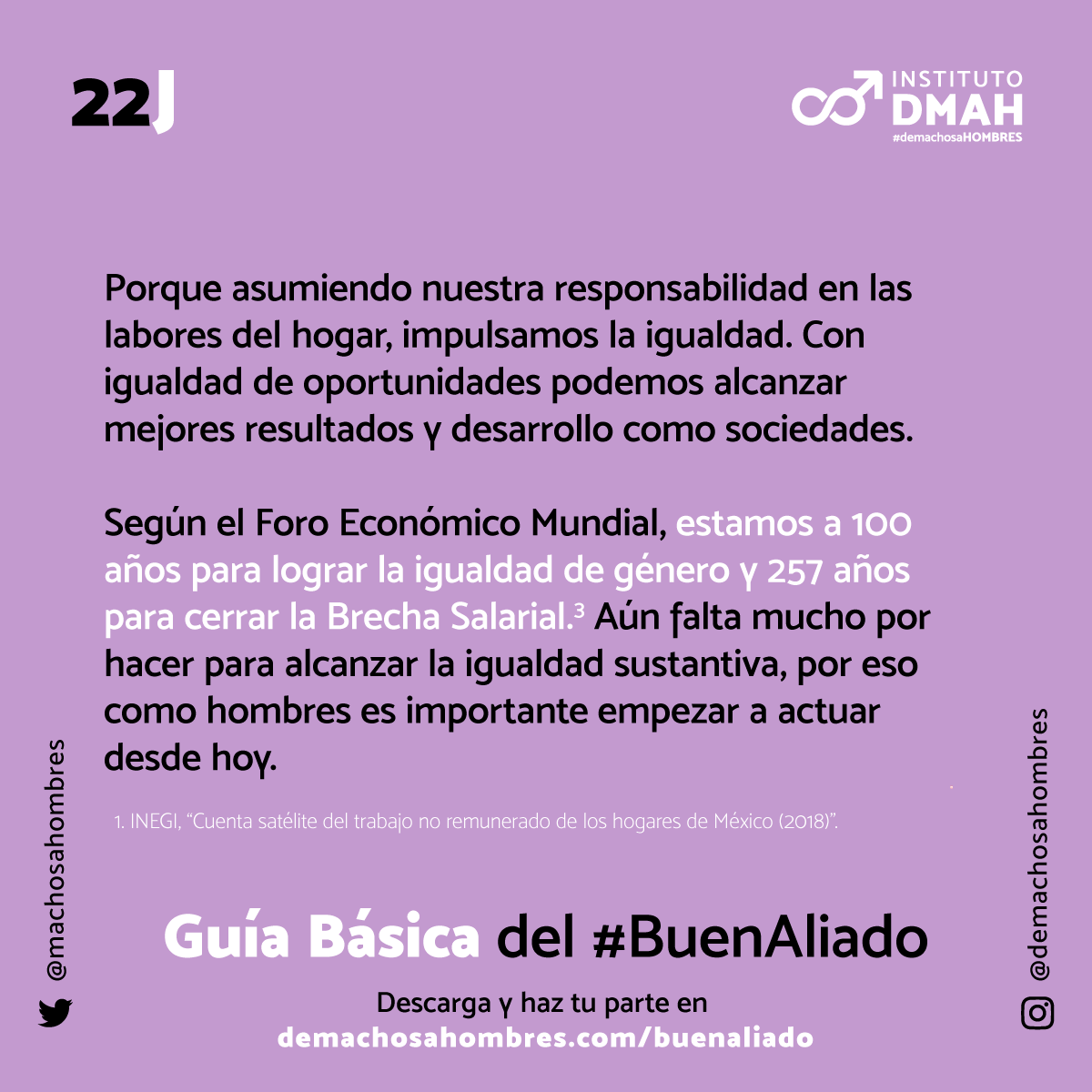 machosahombres's tweet photo. ¿Por qué tengo que entender la importancia del trabajo doméstico? 

Hoy, en el Día Internacional del Trabajo Doméstico, abordamos esta pregunta desde nuestra Guía Básica del #BuenAliado.
👇🏼👇🏾
Descarga, comparte y súmate a la acción, desde https://t.co/IbIQMcY0Lh
#ForReEducation https://t.co/dmb82CyHoy