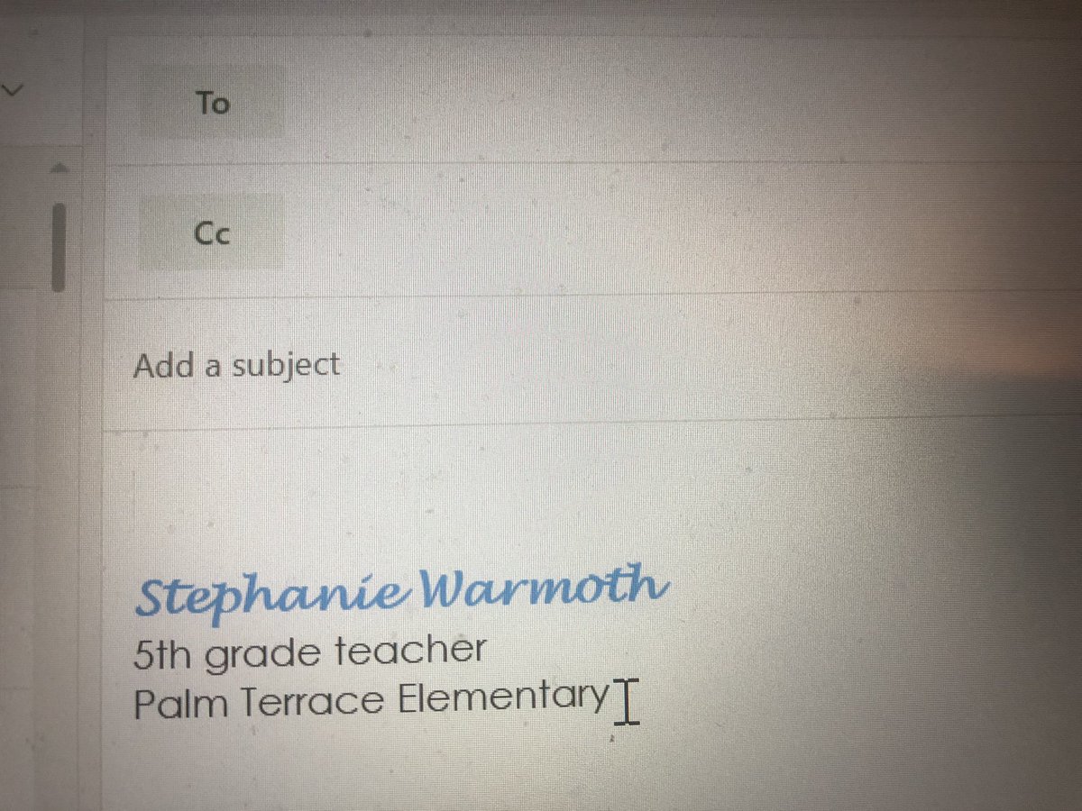 steph_warmoth's tweet photo. Getting excited for my next great adventure with @PTEDolphins this school year! #makingitofficial on my email signature! 💥 @tharris278 @CorrineCob @KarenTroutman7 https://t.co/dMh2whpAiN