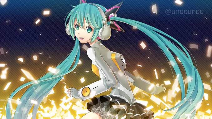 #初音ミクのイラストだけで興味を持ってくれる方へ届け 絵柄安定しないマン 