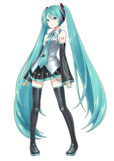 #初音ミクのイラストだけで興味を持ってくれる方へ届け 絵柄安定しないマン 
