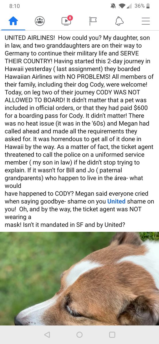 MJ_Boice's tweet photo. SERIOUSLY @united??? WTHell is your problem? You already have a massive PR problem, &amp; now you're allowing your employees to ADD to it by screwing over a #MilitaryFamily while BLATANTLY violating state #MaskMandates during #COVID??? #SHAME #BoycottUnitedAirlines #Unacceptable https://t.co/LN3yKrgwB1