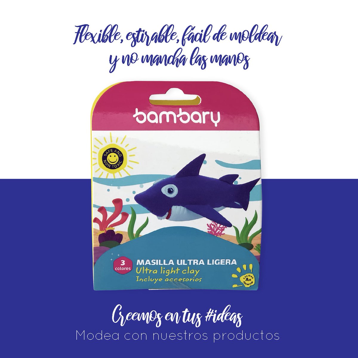 bambary's tweet photo. Crea con @bambary.
Fácil de moldear y no mancha las manos... 
. 
.
#bambary #createsomething #panamá #RepúblicaDominacana #Guatemala #Honduras #Ecuador #peru #Venezuela #PuertoRico #CostaRica #Nicaragua #ElSalvador #DIY https://t.co/CWxHOqXcTX