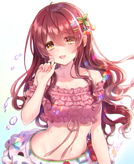 甜花ちゃん今年の水着もかわいいね?? 