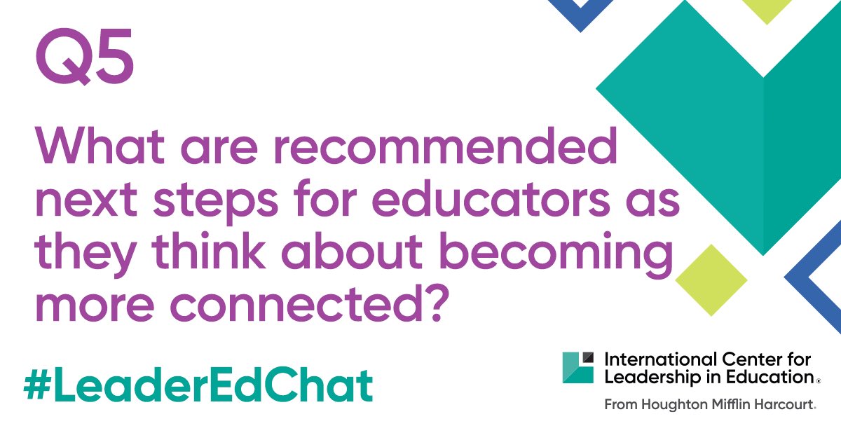 A5: Don’t be afraid to ask Ss for help! They often know more than we do and giving them leadership skills even while in DL is important. Create S mentors/trainers. Ask colleagues for help. Provide differentiated pd for staff  #LeaderEdChat