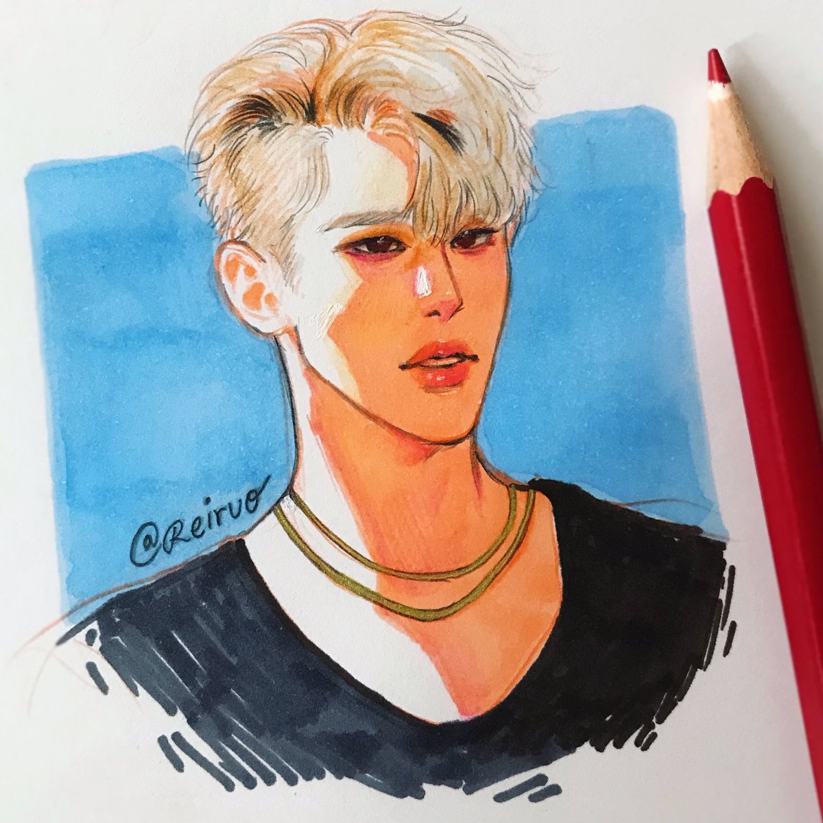 Oo I will shyly place my stuff here hehe #AtinyTalentDay 

I like to draw a lot but I like to draw ateez more at the moment ? 